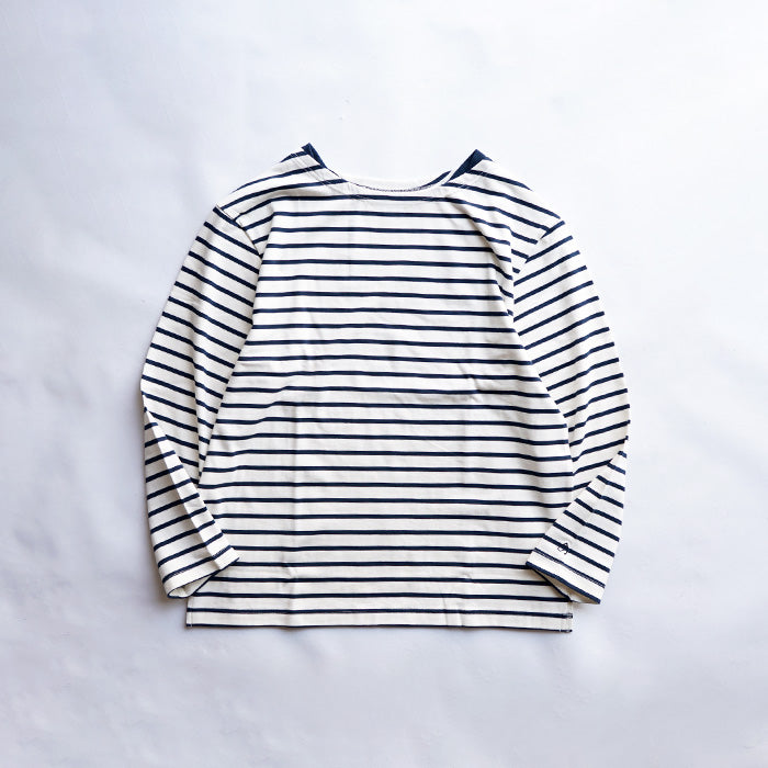 【50%OFF】Si LS BOATNECK BORDER TEE