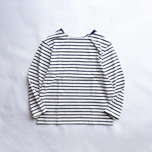 Si LS BOATNECK BORDER TEE