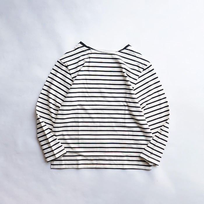 【50%OFF】Si LS BOATNECK BORDER TEE