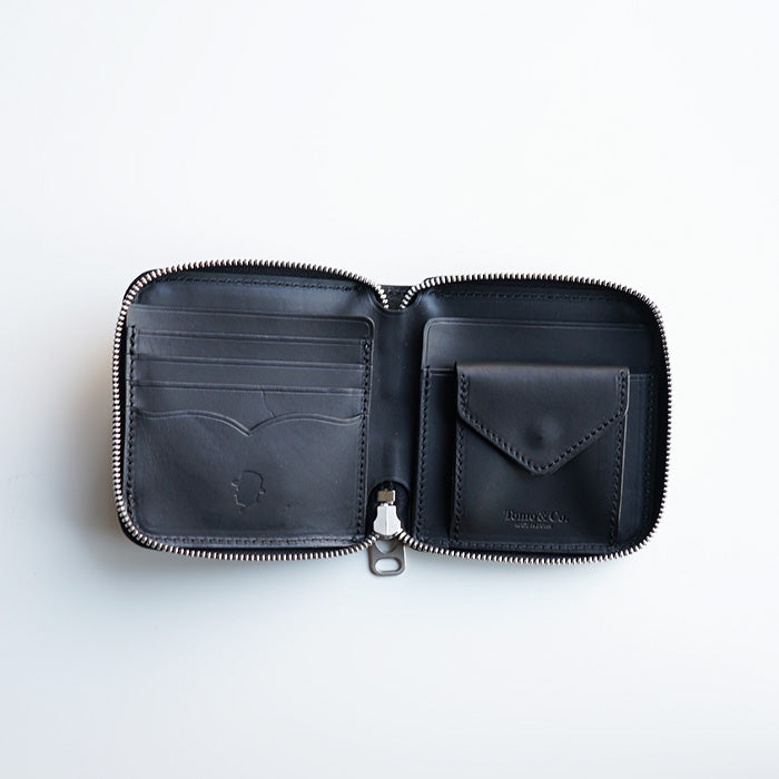 Tomo&Co PULL TAB ROUND ZIP WALLET