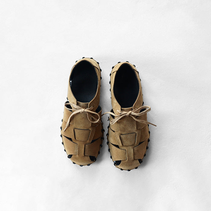 Tomo&Co COMPONENT SHOES BEIGE SUEDE