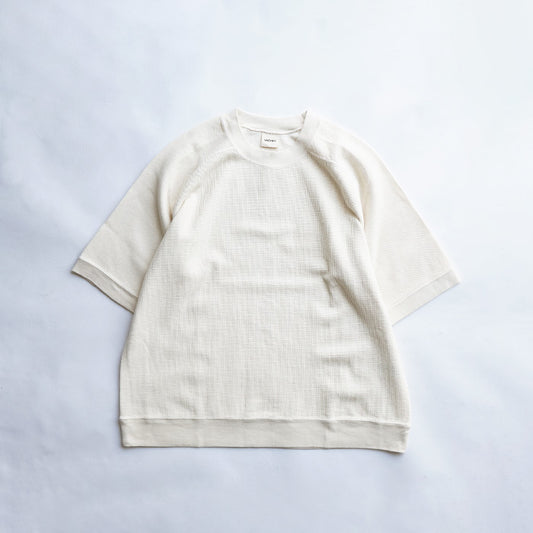 UNDYED STANDARD WAFFLE S/S SWEAT
