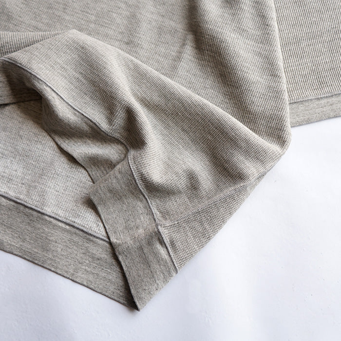 UNDYED STANDARD WAFFLE S/S SWEAT