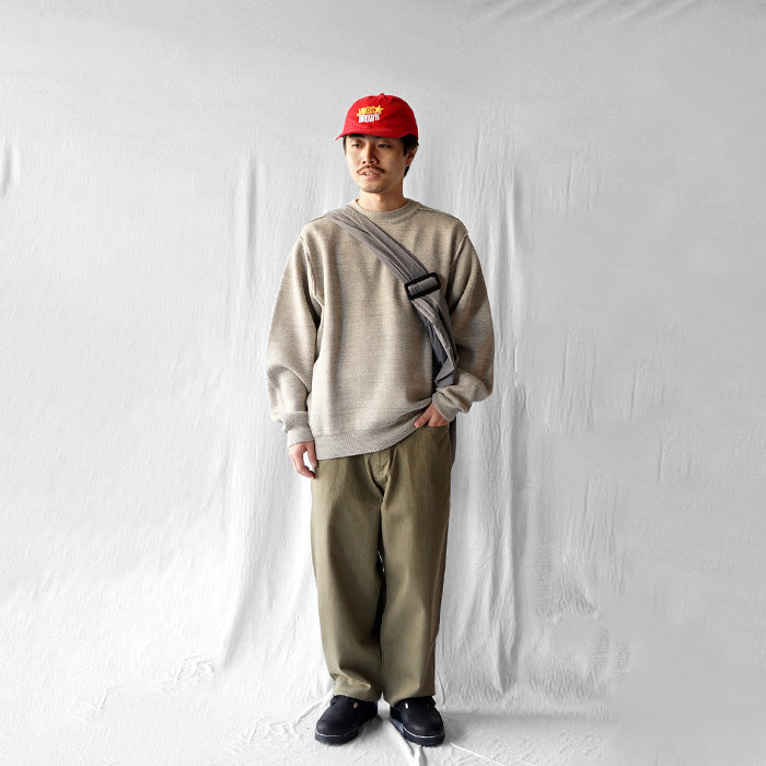 UNDYED STANDARD KNIT MIX SWEAT CREW