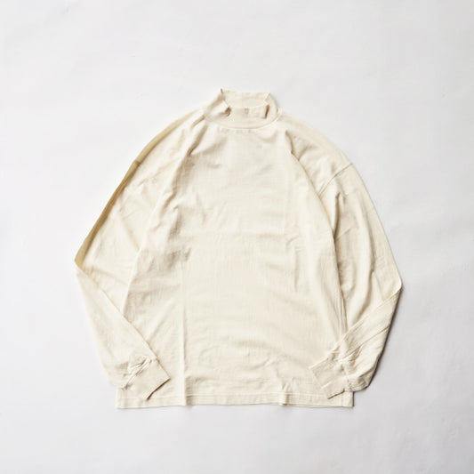 UNDYED STANDARD 30PV MOCK NECK L/S Tee