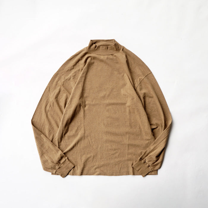 UNDYED STANDARD 30PV MOCK NECK L/S Tee