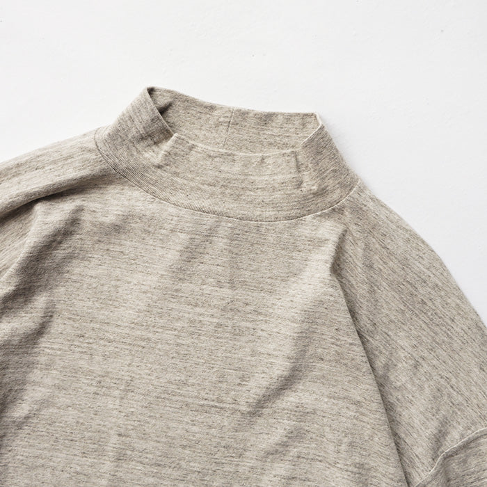 UNDYED STANDARD 30PV MOCK NECK L/S Tee