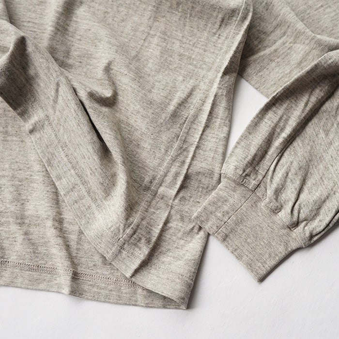 UNDYED STANDARD 30PV MOCK NECK L/S Tee