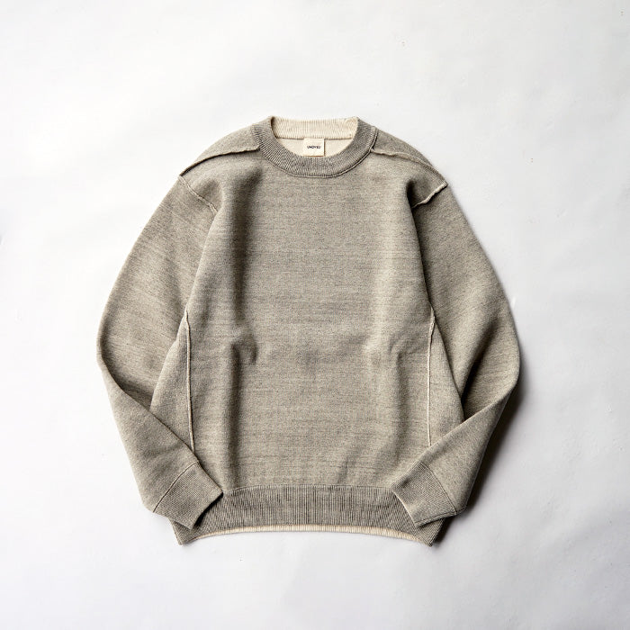 UNDYED STANDARD KNIT MIX SWEAT CREW