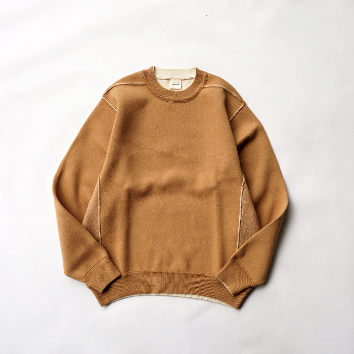 UNDYED STANDARD KNIT MIX SWEAT CREW
