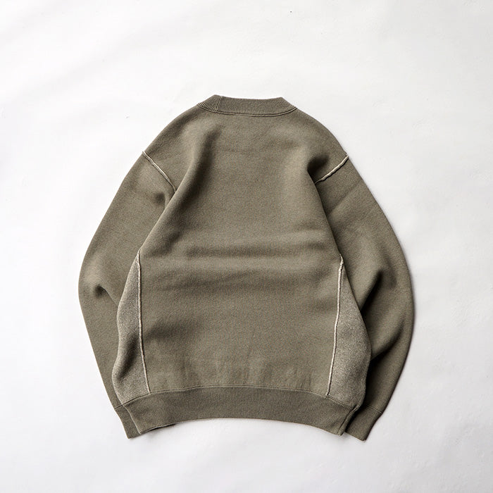 UNDYED STANDARD KNIT MIX SWEAT CREW