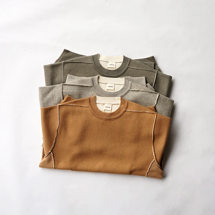 UNDYED STANDARD KNIT MIX SWEAT CREW