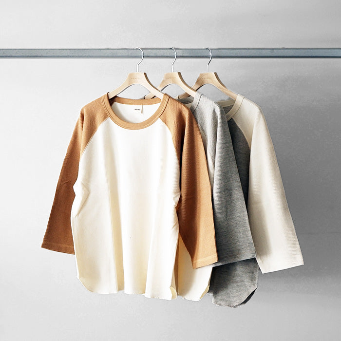UNDYED STANDARD WAFFLEFACE COMBI 3/4 SLEEVE