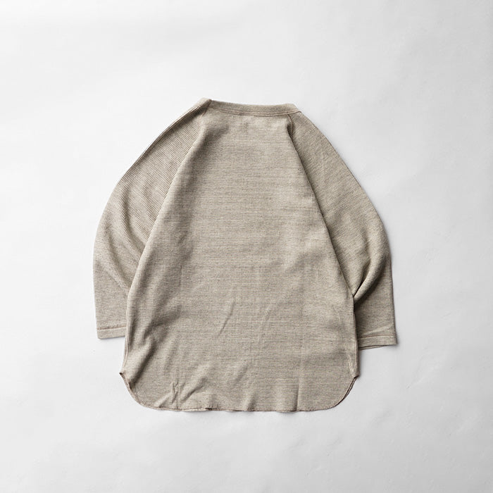 【20%OFF】UNDYED STANDARD WAFFLEFACE 3/4 SLEEVE