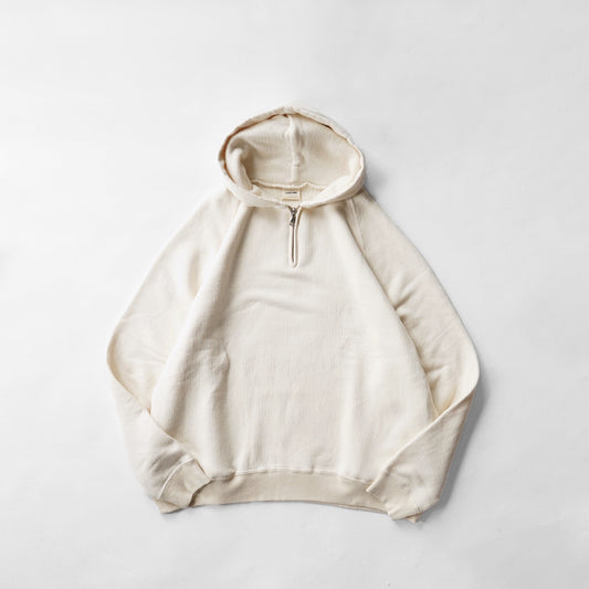 UNDYED STANDARD  SWEAT HALF ZIP PARKA