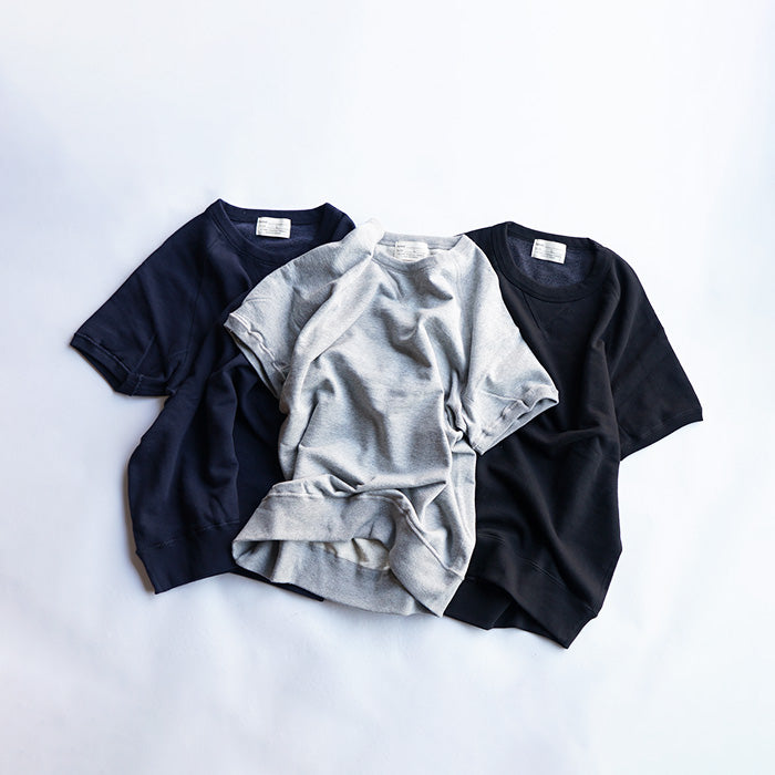 VICTORIA ATHLETICS REVERSE-GRAIN S/S CREWNECK