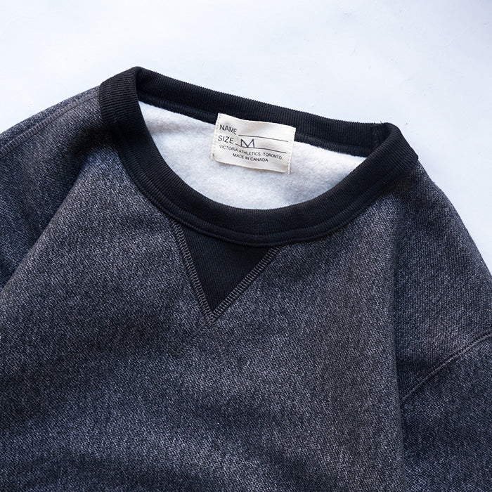 VICTORIA ATHLETICS REVERS-GRAIN CREW NECK COMBI