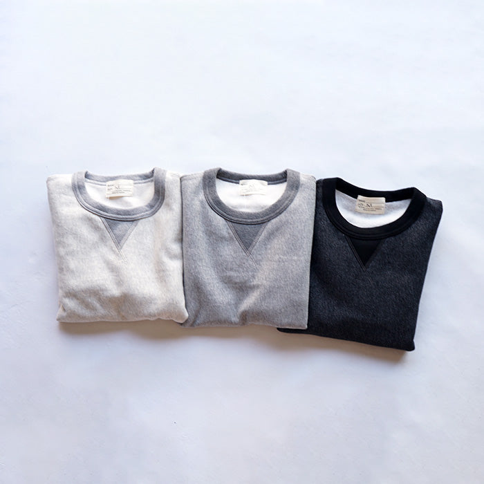 VICTORIA ATHLETICS REVERS-GRAIN CREW NECK COMBI