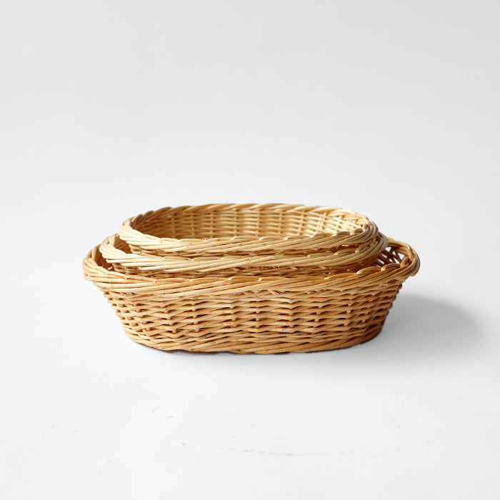 VANNERIE DE VILLAINES Oval basket L