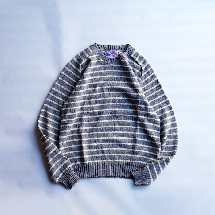 WHALER SPORTSWEAR BLOCK STRIPE CREWNECK KNIT