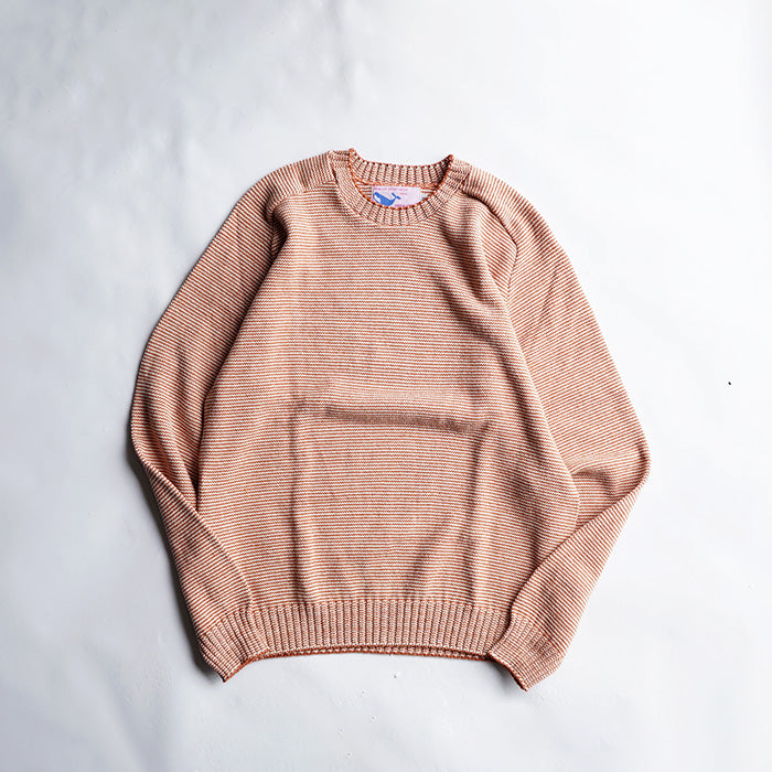 WHALER SPORTSWEAR PEN STRIPE CREWNECK KNIT