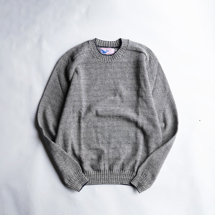WHALER SPORTSWEAR PEN STRIPE CREWNECK KNIT