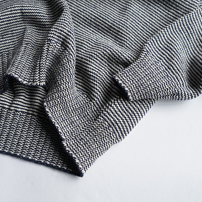 WHALER SPORTSWEAR PEN STRIPE CREWNECK KNIT