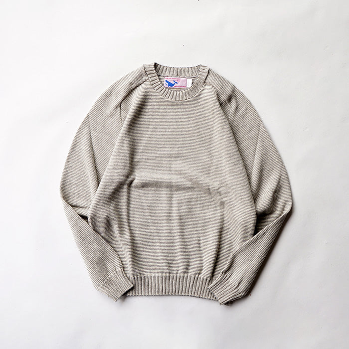 WHALER SPORTSWEAR PEN STRIPE CREWNECK KNIT