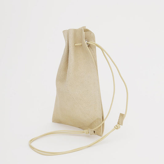 ITTI HERRIE KINCHAKU POUCH - PM / SHIRO