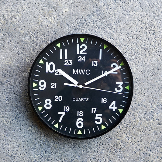MWC US Military Pattern 12/24 Hour Wall Clock
