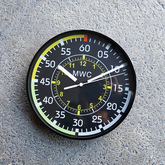 MWC Aircraft Instrument Airspeed Indicator Wall Clock