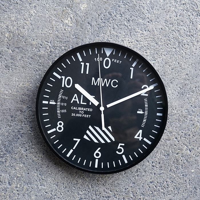 MWC Altimeter Wall Clock