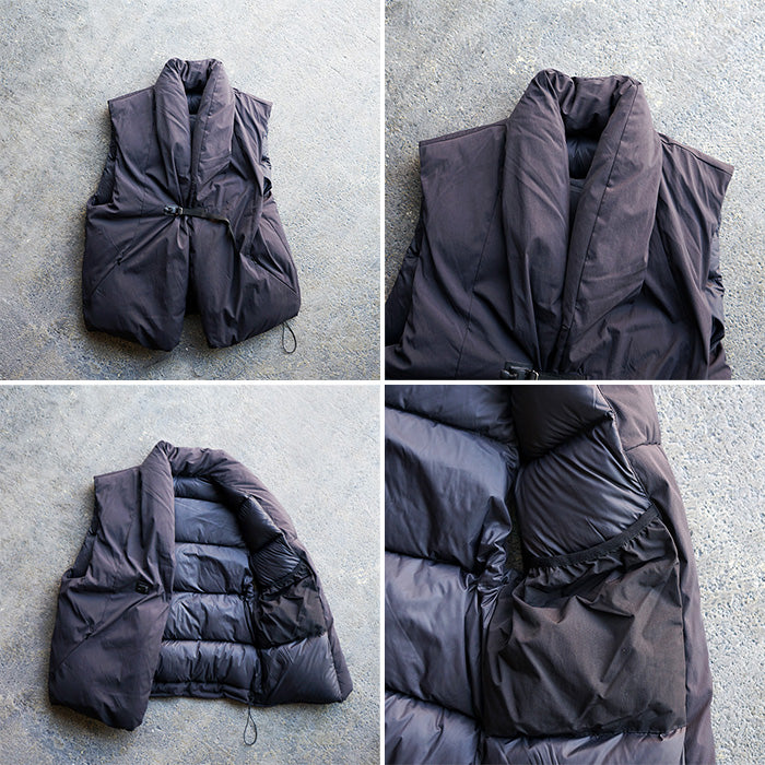 Si PUFFER DOWN VEST products by TAION