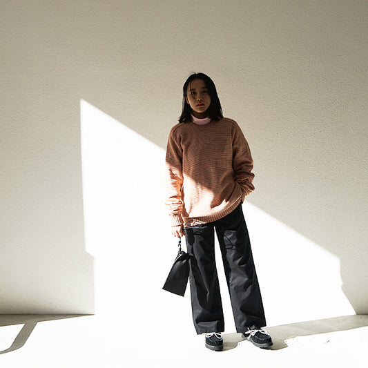 WHALER SPORTSWEAR PEN STRIPE CREWNECK KNIT