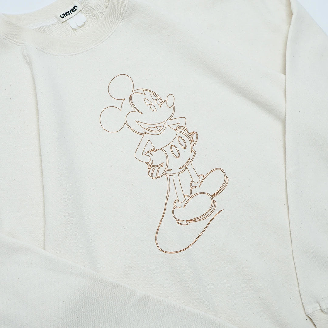 UNDYED MICKEY SWEAT CREW