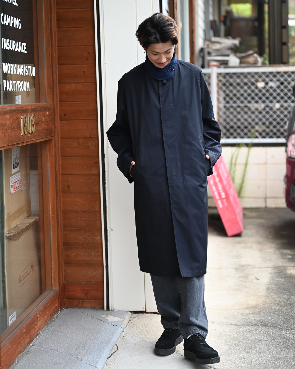 PHENIX COLLECTION WINDSTOPPER BAL COLLAR COAT