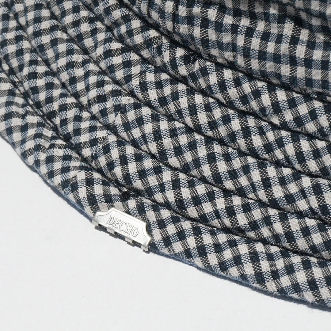 DECHO CHECK REVERSIBLE BUCKET HAT