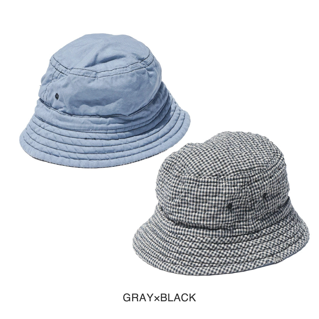 DECHO CHECK REVERSIBLE BUCKET HAT