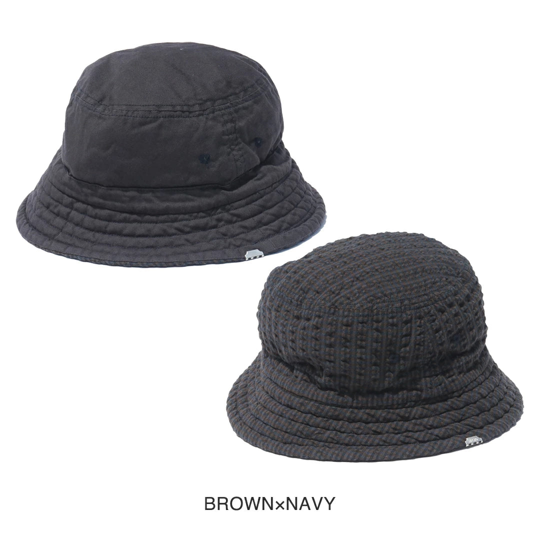 DECHO CHECK REVERSIBLE BUCKET HAT