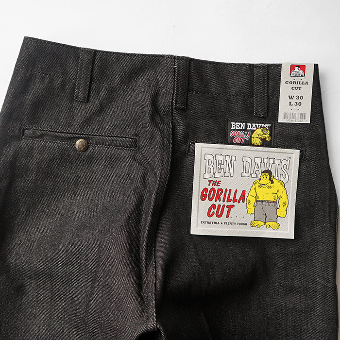 BEN DAVIS　USA GORILA CUT - BLACK DENIM