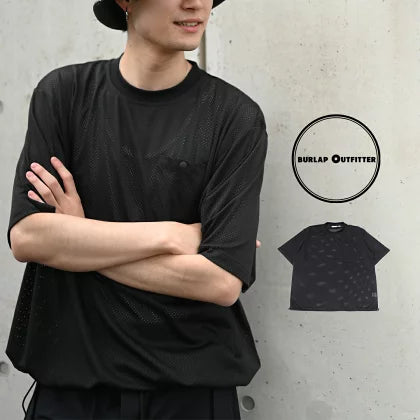 BURLAP OUTFITTER MESH POCKET TEE