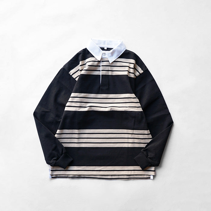 BRICK SPORTSWEAR　CLASSIC RUGBY JERSEY -STRIPE