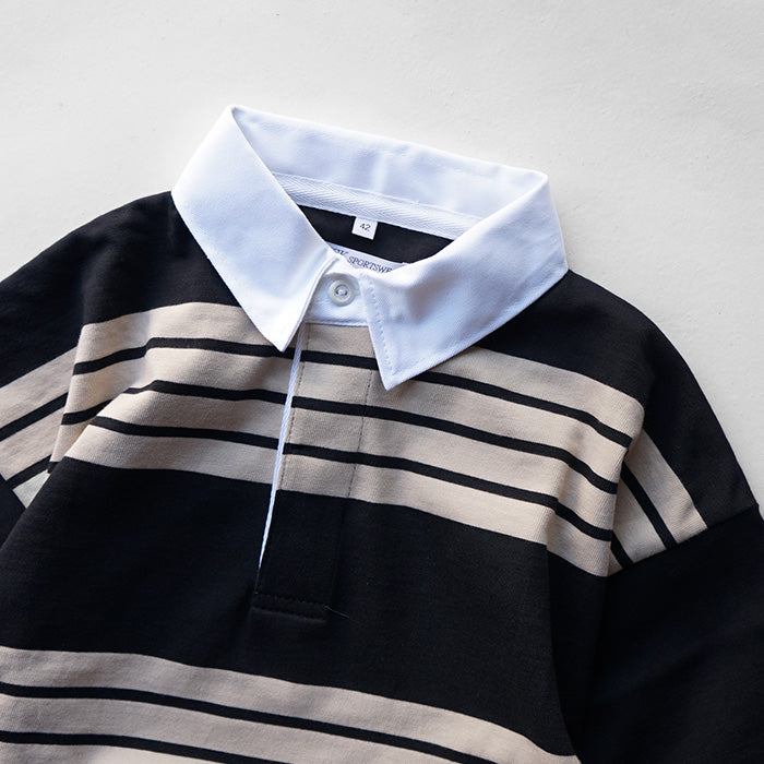 BRICK SPORTSWEAR　CLASSIC RUGBY JERSEY -STRIPE