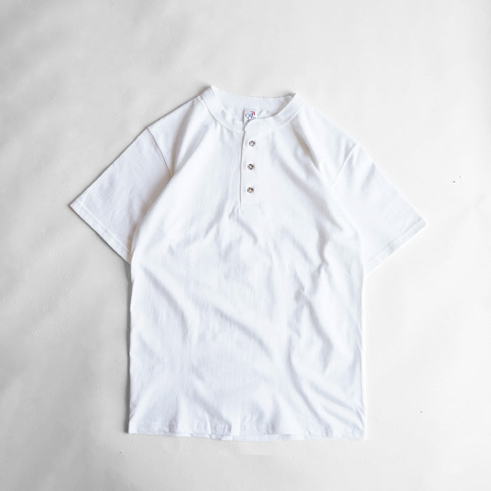 CAL CRU　3BUTTON 7.2OZ S/S HENRY TEE