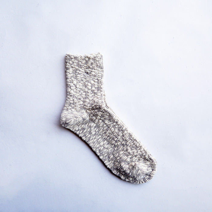 CONNECT/S　LIGHT WEIGHT SLUB QUATER SOCKS