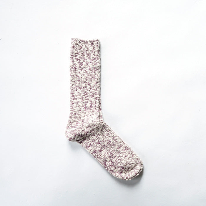 CONNECT/S　LIGHT WEIGHT SLUB CREW SOCKS