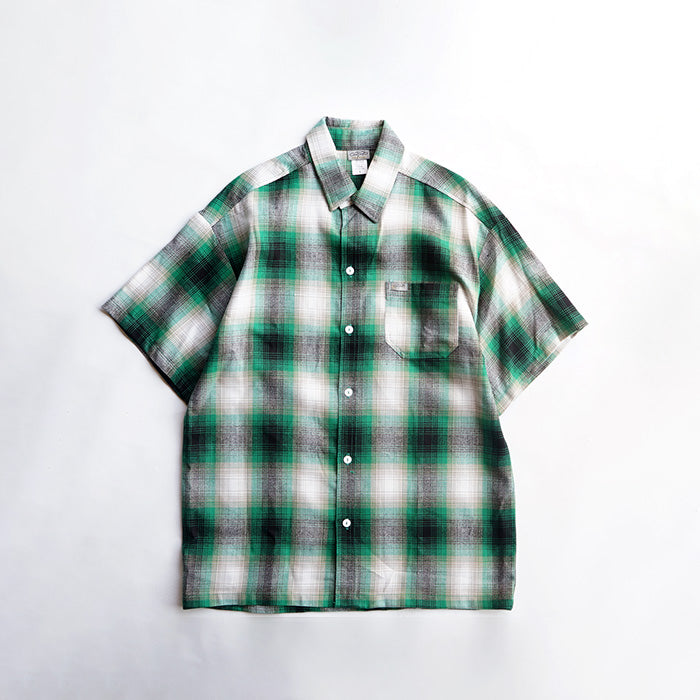 CalTop　OMBRE CHECK S/S SHIRTS