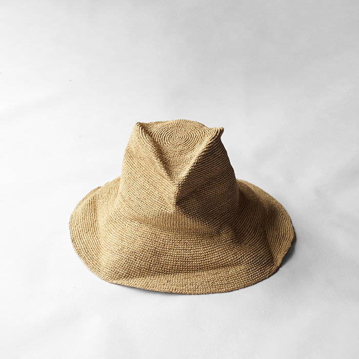 DECHO　RAFFIA CRASH HAT