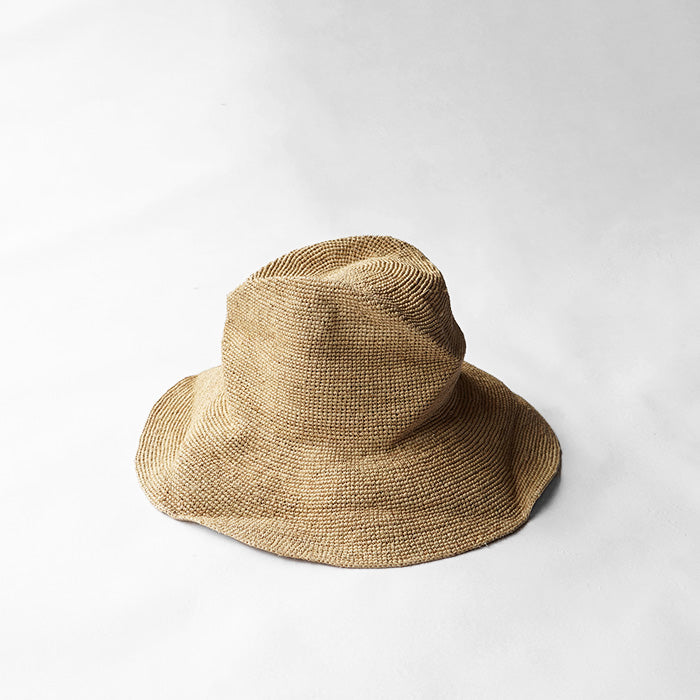 DECHO　RAFFIA CRASH HAT