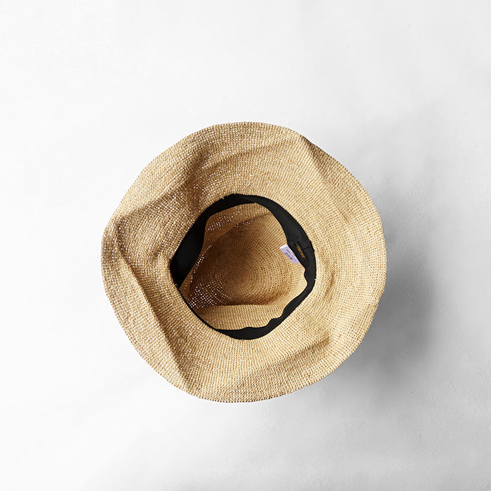 DECHO　RAFFIA CRASH HAT